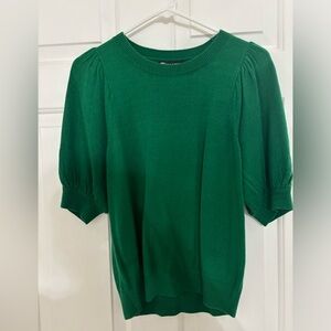 Green casual sweater